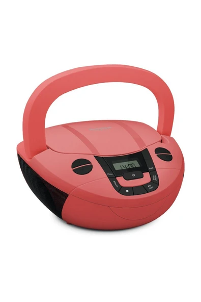 TECHNİSAT FM Radyo, CD Çalar Ve Bluetooth Ses Akışı Özellikli Stereo Müzik Seti Kırmızı - Viola Cd-1 - Resim 5