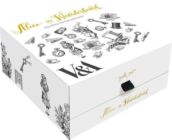 Mikasa x V&A Alice In Wonderland 210ml Porselen Çay Fincanı - Resim 5