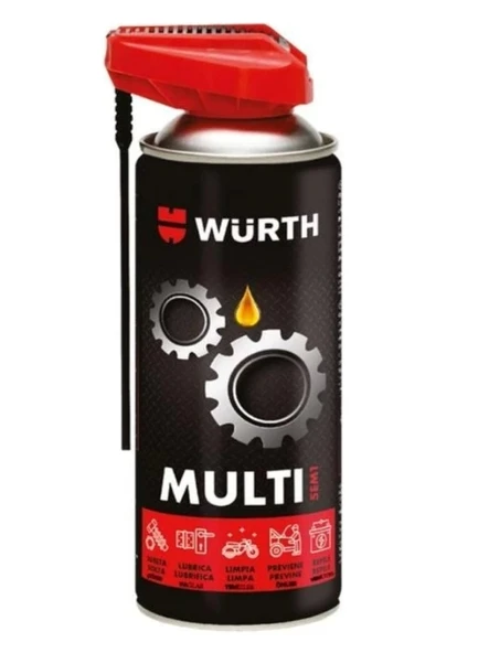 WÜRTH Kobra Başlı Multi Çok Amaçlı Sprey 400ml Temizleme - Yağlama - Pas Çözme ve Bakım Hepsi Bir Arada WD40 - 2