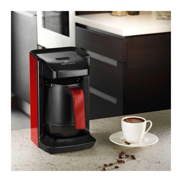 Aryıldız Cafe Turc Kahve Makinesi Kırmızı - 2