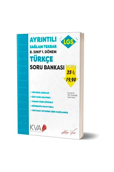 *Kampanya* Lgs 1.Dönem 8.Sınıf Türkçe Soru Bankası Koray Varol ürün görseli 1