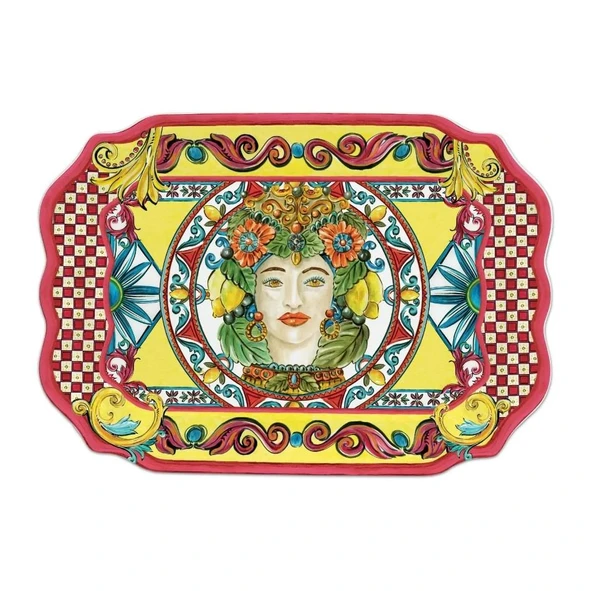 Baci Milano Sicily Melamin T Çok Renkli ürün görseli