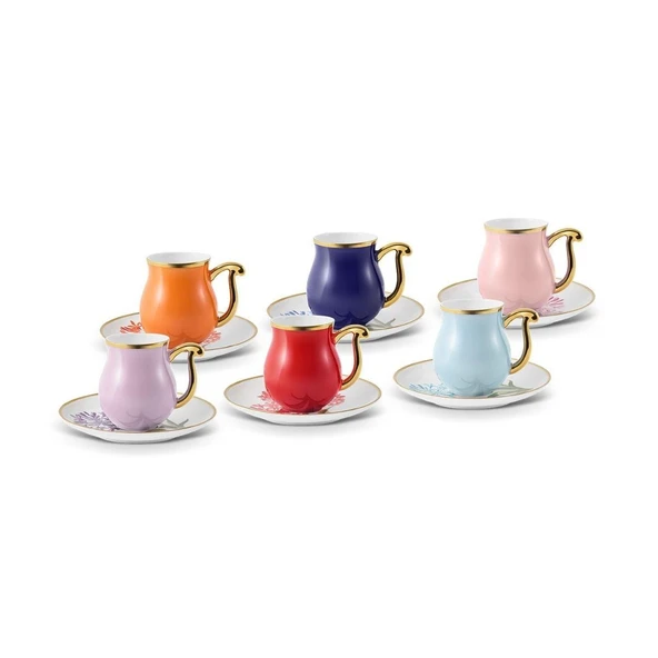 Aryıldız Bloom Kahve Fincan 12 Parça ürün görseli