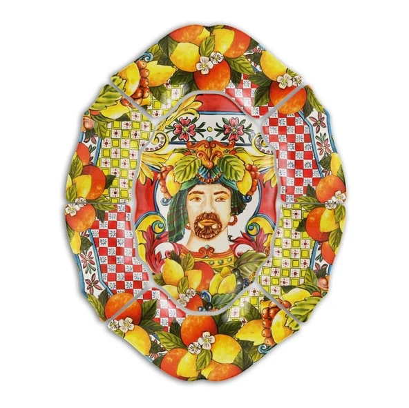 Baci Milano Sicily 7 Parça Melamin Çok Renkli ürün görseli