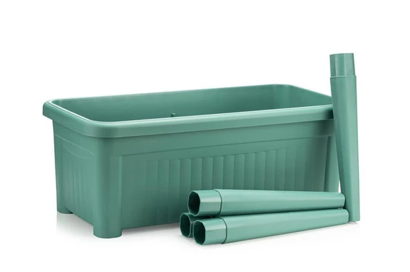 Omnipazar SO-ABS3 Fanuslu Ayaklı Bahçe Yetiştirme Saksı 60 lt Yeşil 3 Adet - Resim 5