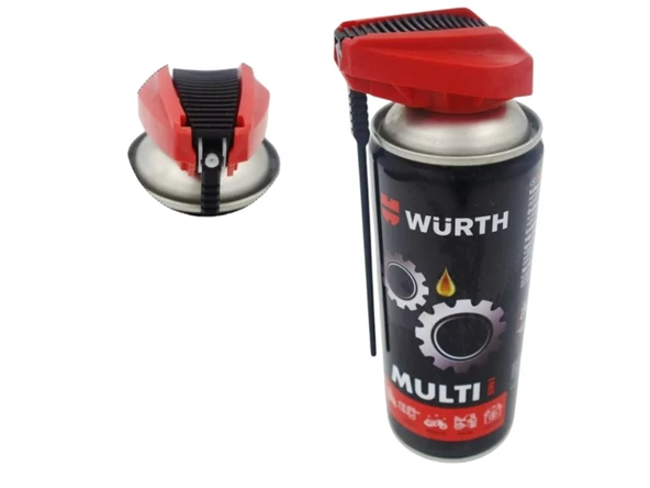 WÜRTH Kobra Başlı Multi Çok Amaçlı Sprey 400ml Temizleme - Yağlama - Pas Çözme ve Bakım Hepsi Bir Arada WD40