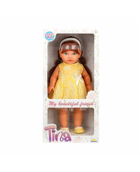 Tina Party Bebek 45 cm 34231 Sarı Elbiseli - Resim 4