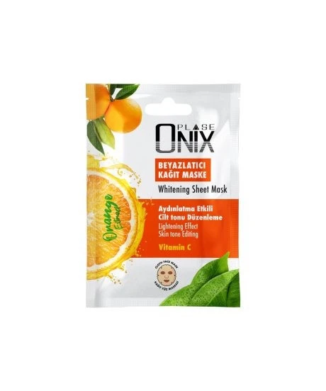 MORFOSE ONIX BEYAZLATICI KAĞIT YÜZ MASKESİ 20 ML (ORANGE) ürün görseli