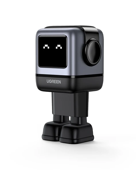 UGREEN Nexode Uno 65W Robot GaN Hızlı Şarj Cihazı 2xUSB-C, 1xUSB-A, Gri, 25685B - 1