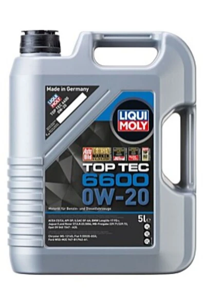 Liqui Moly Top Tec 6600 0W-20 5L Yeni Üretim Tarihli - 1