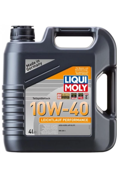 Liqui Moly Leichtlauf Performance 10W-40 Motor Yağı (4 Litre) Yeni Üretim Tarihli - 1