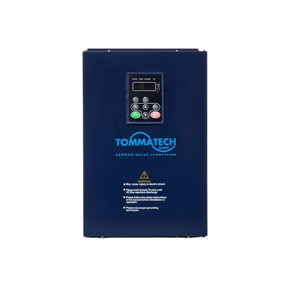 TommaTech 22 kW 900VDC 3 Faz/380VAC LED Ekran Sulama Pompası İnverteri ürün görseli 1