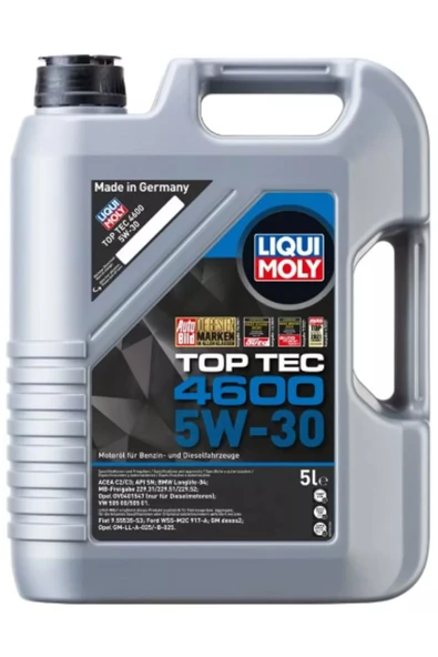 Liqui Moly Top Tec 4600 Dexos2 5W-30 Motor Yağı (5 Litre) Yeni Üretim Tarihli ürün görseli 1