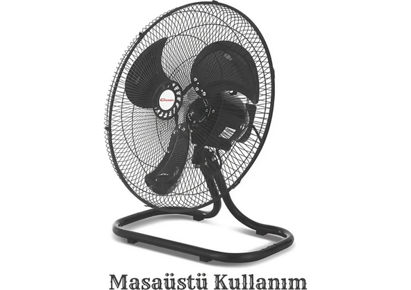 Conti  Tayfun Csf-410 Sanayi Tipi Vantilatör 3 Farklı Kullanım Seçeneği - Resim 3