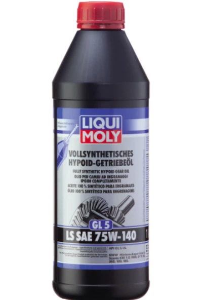 Liqui Moly Tam Sentetik GL5 75W-140 Dişli Şanzıman Yağı (1 Litre) Yeni Üretim Tarihli - 1