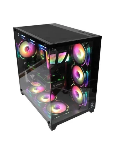 GameBooster GB-G2851BB Sea View USB 3.0, ATX 7 x ARGB Fanlı, Siyah Kasa (PSU Yok) - 5