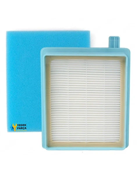 Philips Uyumlu FC 9540 PowerPro Active 3 Ad Hepa Filtre 12 Ad Sünger - Resim 3