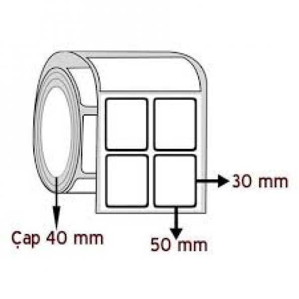 30X50 HASTENE BARKOD ETİKETİ 700 SARIM - 3