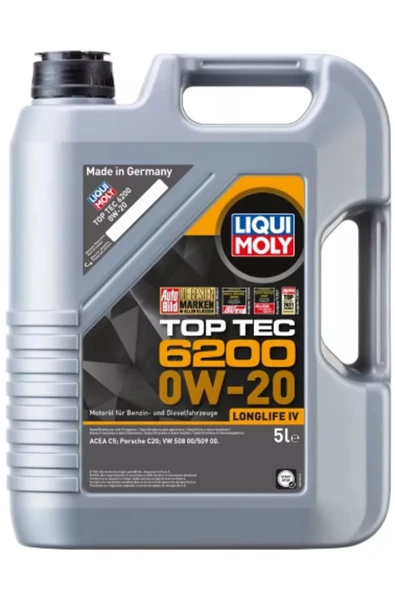 Liqui Moly Top Tec 6200 0W-20 (5 Litre) Yeni Üretim Tarihli - 1