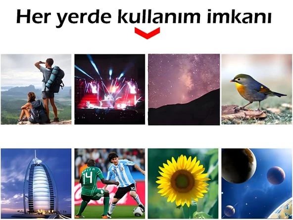 Dürbün, Güçlü Kamp Dürbünü, 15000 m Uzun Menzilli 80x80 HD Yüksek Güçlü Teleskop Turizm Dürbün Güçlü Avcılık Dürbünü - 5