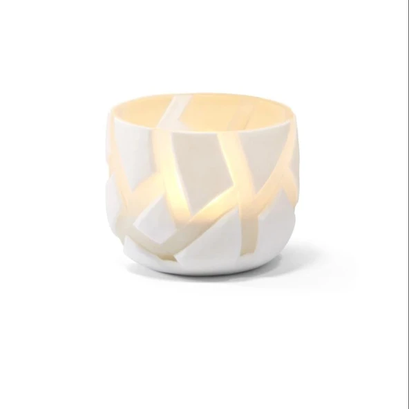 Philippi TeaLight Val Mumluk Beyaz 9x7,5 cm ürün görseli