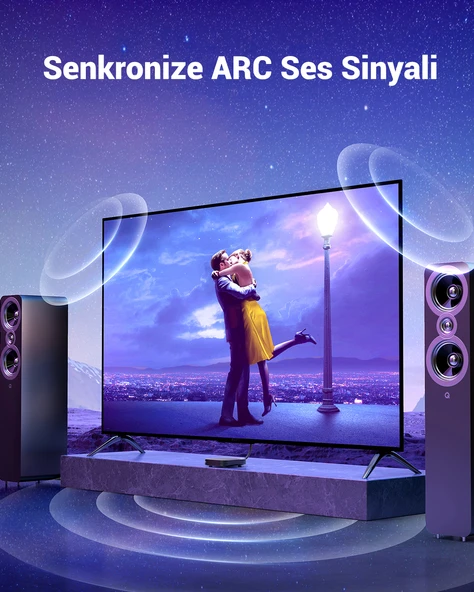UGREEN 4K HDMI Erkek - Erkek Örgülü Kablo 1 m, 30999 - 3