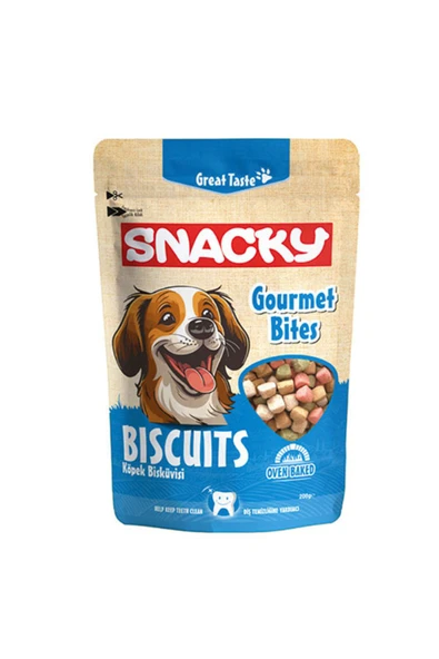Snacky Gourmet Bites Köpek Ödül Bisküvisi 200 gr ürün görseli 1
