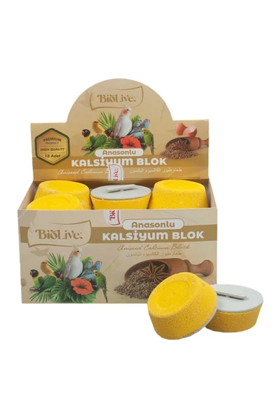 Ankara Yem Evi Anasonlu Mineral Blok Gaga Taşı 1 Adet - Resim 2