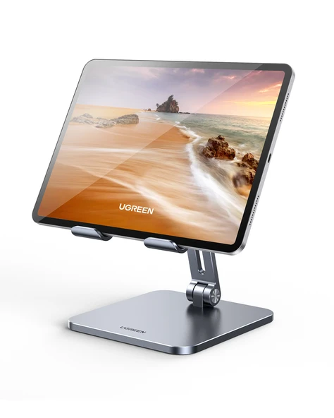UGREEN Ayarlanabilir Metal Tablet Tutucu Standı, Uzay Grisi, 40393 - Resim 5