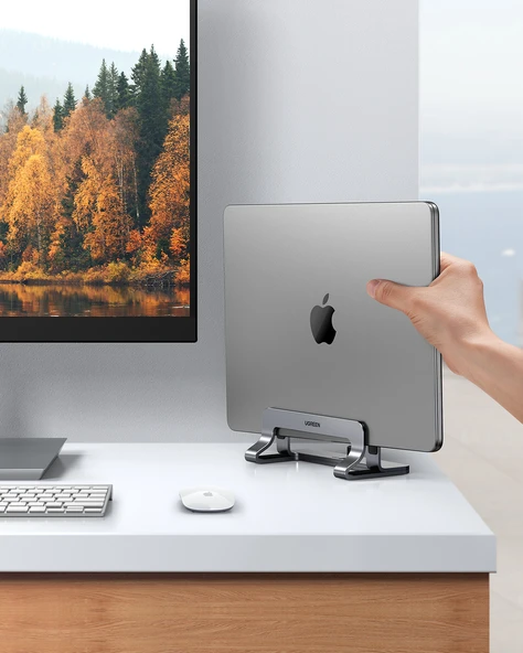 UGREEN Alüminyum Notebook Macbook Dikey Masaüstü Standı, 20471 - 3