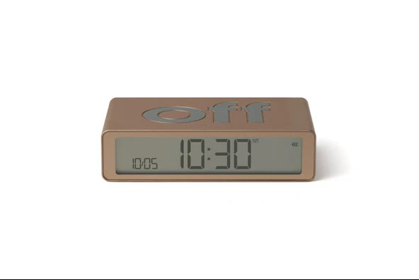 Lexon Flip Klasik Şarj Edilebilir Alarm Saat Dore - 1