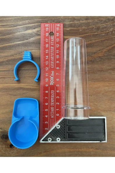 Ti-Sert 1. Kalite Yerli Üretim Renkli Muhabbet Kuşu Suluğu – 100 ml Kuş Kafes Suluğu (2 ADET) - 2