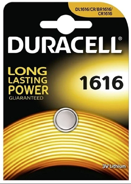 DURACELL 1616 LITHIUM PİL