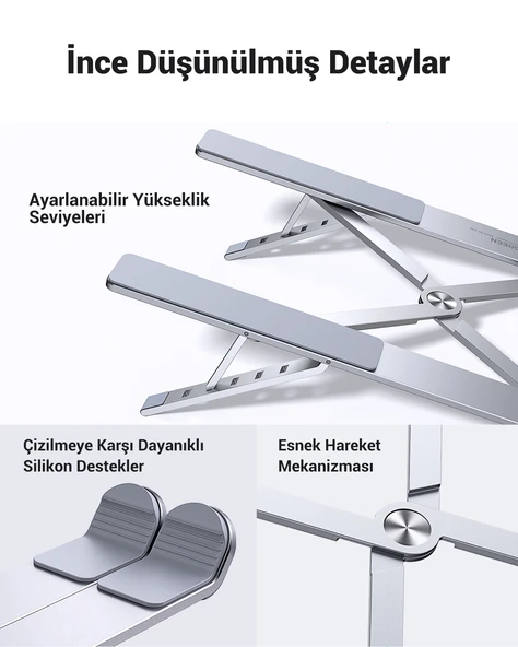 UGREEN Ayarlanabilir Katlanabilir Masaüstü Notebook Standı, 40289 - 5