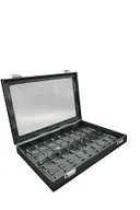 Yeni Cam Kapaklı İmera Deri Kumaş Yeşil Renk 34 cm / 24 cm Tırnaklı Yüzük Tablası - 2