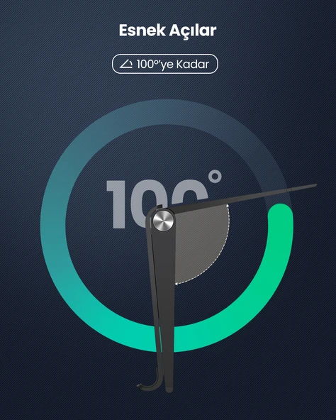 UGREEN Yükseklik Ayarlı Telefon Tutucu Standı, Siyah, 80903 - 3