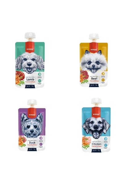 Wanpy Köpek Ödülü 4x 90 Gr Dır ürün görseli