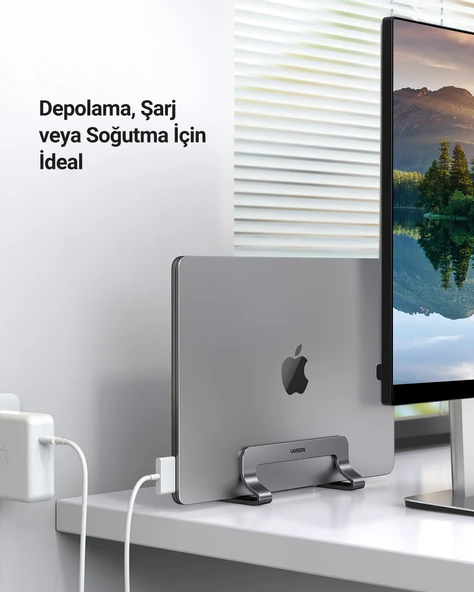 UGREEN Alüminyum Notebook Macbook Dikey Masaüstü Standı, 20471 - 6