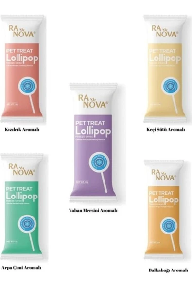 Furlo Ra Nova Kediler Için Karışık Lezzetli Lolipop *1.4g *15'li - 2