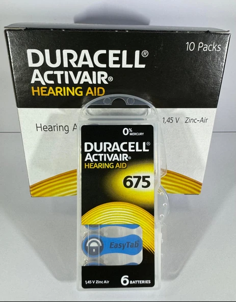 DURACELL 675 NO. KULAKLIK PİLİ