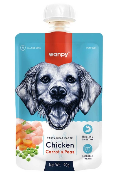 Wanpy Karma Taze Köpek Et Ezmesi 90gr - 8 Adet - Resim 2