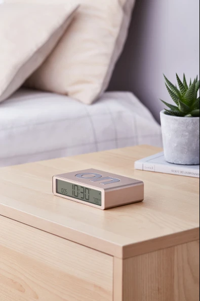 Lexon Flip Klasik Şarj Edilebilir Alarm Saat Dore - 6