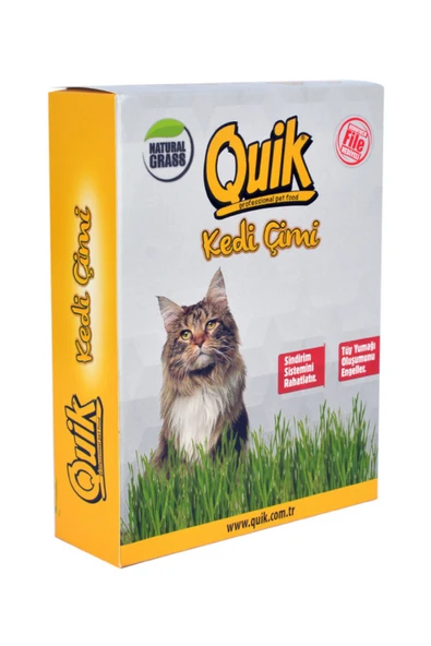 Quik Fileli Doğal Kedi Çimi ürün görseli