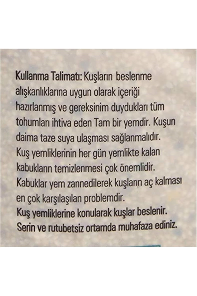 Jungle Muhabbet Kuşu Yemi Poşet 1 Kg - 2