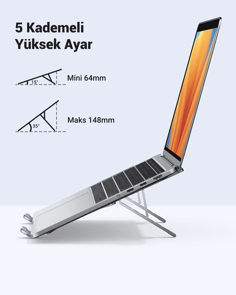 UGREEN Ayarlanabilir Katlanabilir Masaüstü Notebook Standı, 40289 - 6