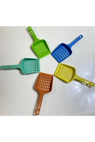 PatiDostu Kedi Kumu Temizleme Elekli Dar Aralıklı Büyük Boy Kürek - Tek Adet ürün görseli 1