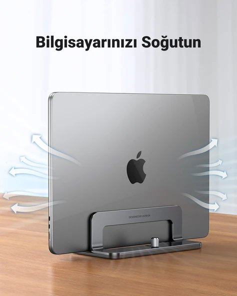 UGREEN Alüminyum Notebook Macbook Dikey Masaüstü Standı, 20471 - 4