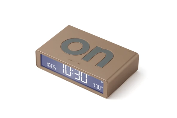 Lexon Flip Klasik Şarj Edilebilir Alarm Saat Dore - 3