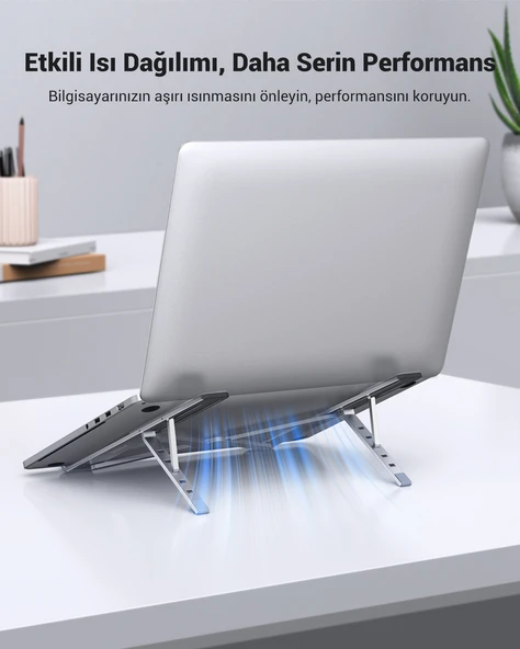 UGREEN Ayarlanabilir Katlanabilir Masaüstü Notebook Standı, 40289 - 2