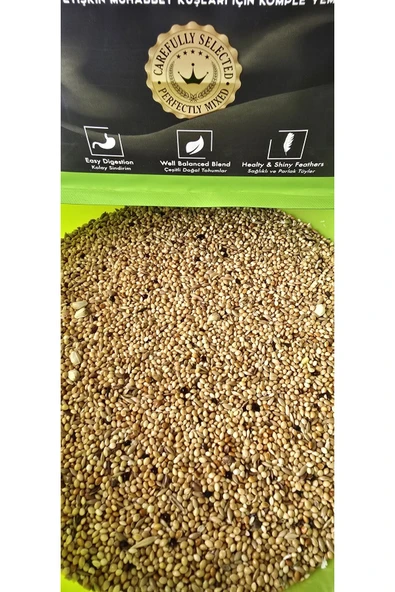 Gold Wings Premium Muhabbet Kuşu Yemi Açık 1 kg - Resim 2